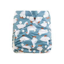Load image into Gallery viewer, Bear &amp; Moo Reusable OSFM Cloth Nappy - Puddle Ducks
