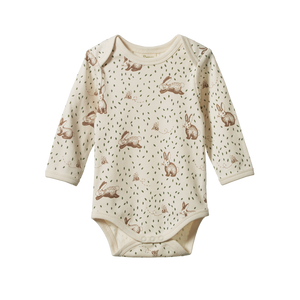 Nature Baby Long Sleeve Bodysuit - Rabbitty