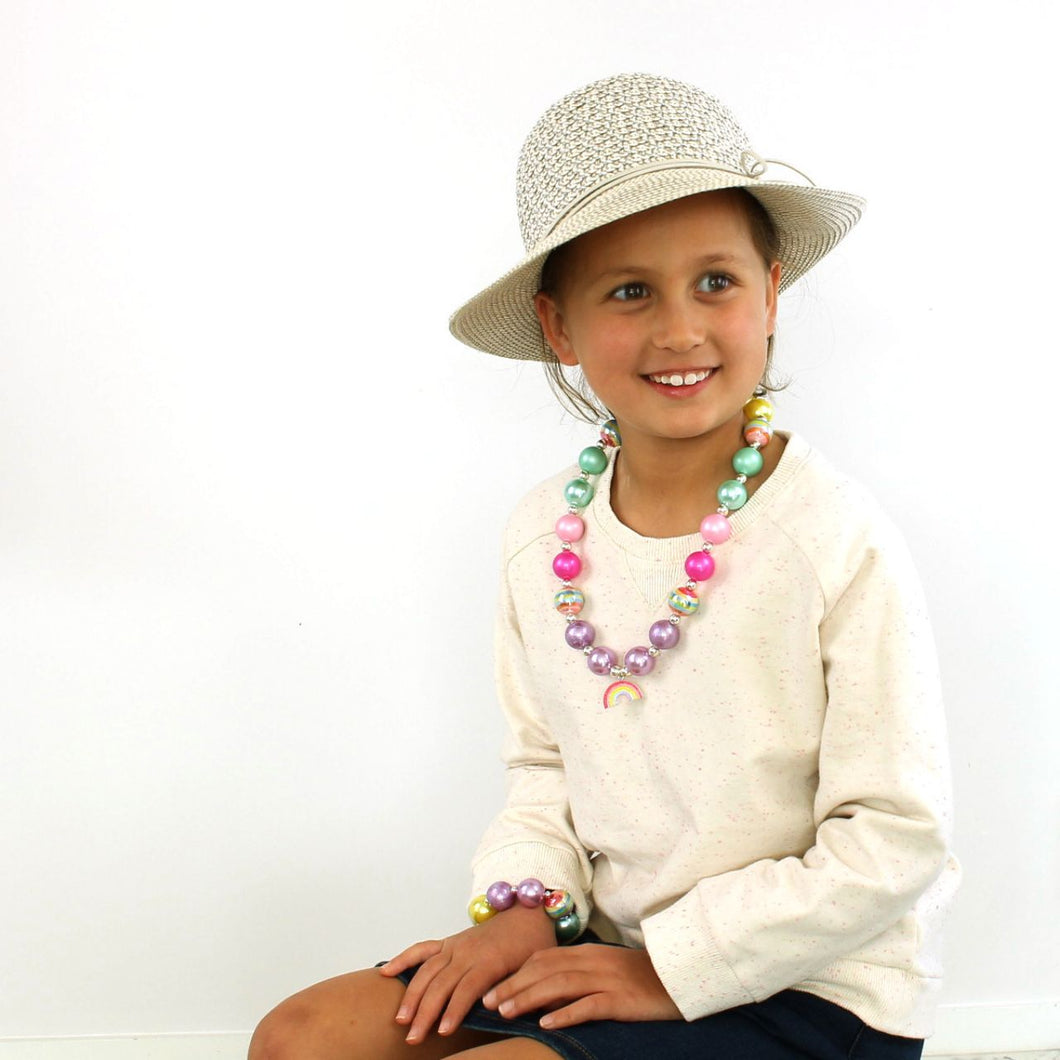 Bubblegum Bella Rainbow Necklace