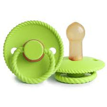 Load image into Gallery viewer, Frigg Latex Rope Pacifier 2 pack - Rainforest - Size 2 (6-18 months)
