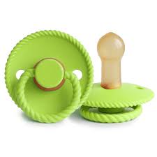 Frigg Latex Rope Pacifier 2 pack - Rainforest - Size 2 (6-18 months)