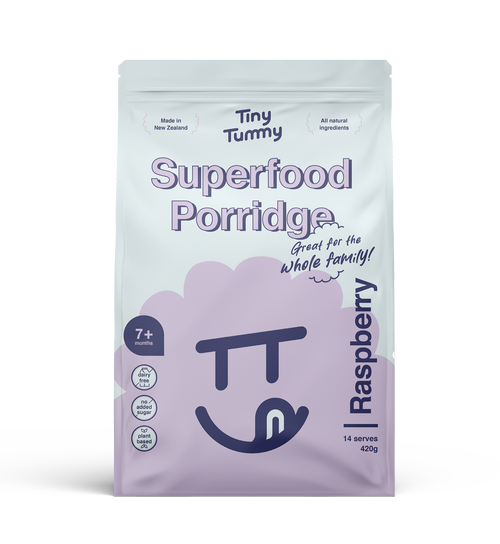 Tiny Tummy Superfood Porridge - Raspberry