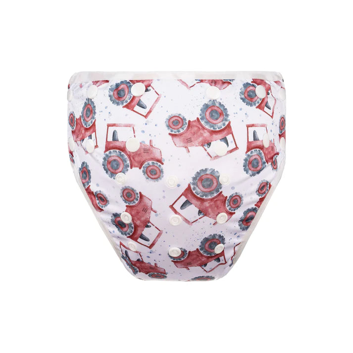 Bear & Moo Swim Nappy - Little Red Tractor
