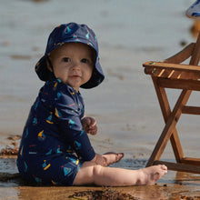Load image into Gallery viewer, Nature Baby One Piece Bathing Trunks - Regatta Navy
