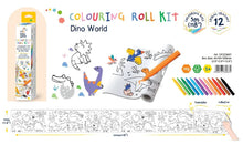 Load image into Gallery viewer, Haku Yoka Colouring Roll Kit - Dino World
