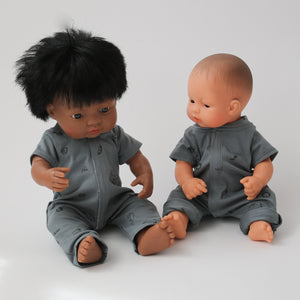 Burrow & Be Doll Clothing for 32-38cm Doll - Romper Junglette