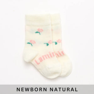 Lamington Merino Crew Length Socks - Rosa