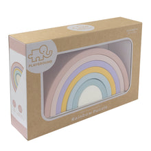 Load image into Gallery viewer, Playground Silicone Rainbow Puzzle - Rose
