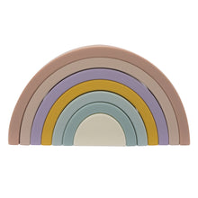 Load image into Gallery viewer, Playground Silicone Rainbow Puzzle - Rose
