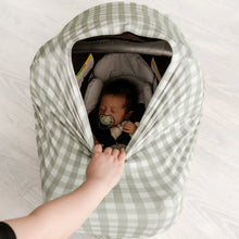 Load image into Gallery viewer, Mod &amp; Tod 5 n 1 Multi-Use Capsule Cover - Sage Gingham
