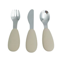 Load image into Gallery viewer, Petite Eats Full Metal Cutlery Set - Choose your colour
