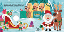 Load image into Gallery viewer, Santa&#39;s Busy Christmas Finger Puppet Board Book
