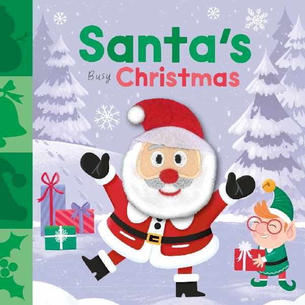 Santa's Busy Christmas Finger Puppet Board Book
