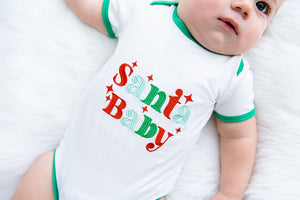 Child of Mine 'Santa Baby' Organic Bodysuit