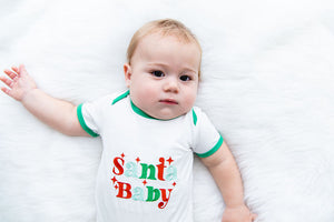 Child of Mine 'Santa Baby' Organic Bodysuit