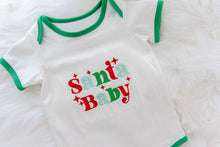 Load image into Gallery viewer, Child of Mine &#39;Santa Baby&#39; Organic Bodysuit
