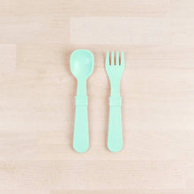 Load image into Gallery viewer, Re-Play Toddler Utensils - Forks &amp; Spoons - Choose your colour
