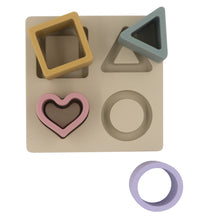 Load image into Gallery viewer, Playground Silicone Shape Puzzle - Rose
