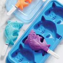 Load image into Gallery viewer, Zoku Shark Ice Pop Molds
