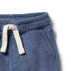 Wilson & Frenchy Organic Terry Shorts - Deep Blue