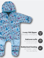 Load image into Gallery viewer, Therm All-Weather Fleece Onesie - Butterfly Sky
