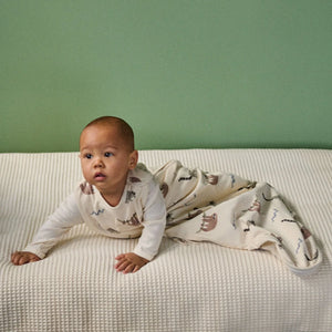 Nature Baby Organic Cotton Sleeping Bag - 0-24 months - Sloth Snuggle Print