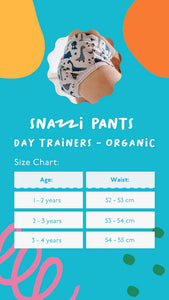 Snazzipants Organic Cotton Daytime Training Pants - Bubblegum