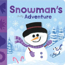 Load image into Gallery viewer, Snowman&#39;s Chilly Christmas Finger Puppet Board Book
