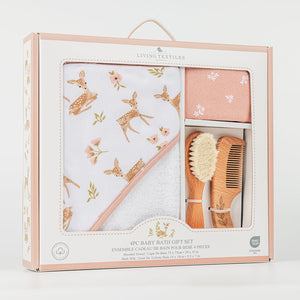 Living Textiles 4pc Baby Bath Gift Set - Sophia Garden