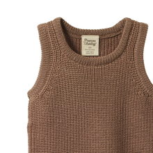 Load image into Gallery viewer, Nature Baby Merino Chunky Knit Vest - Sparrow
