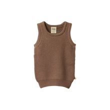 Load image into Gallery viewer, Nature Baby Merino Chunky Knit Vest - Sparrow
