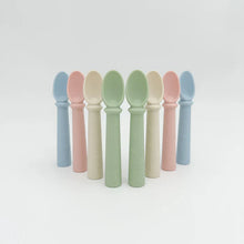 Load image into Gallery viewer, Petite Eats Silicone Spoon Twin Set - 2 pack - Choose Your Colour
