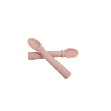 Load image into Gallery viewer, Petite Eats Silicone Spoon Twin Set - 2 pack - Choose Your Colour
