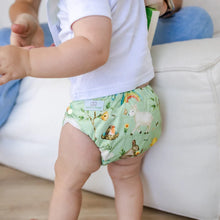 Load image into Gallery viewer, Bear &amp; Moo Reusable OSFM Cloth Nappy - Signs of Spring

