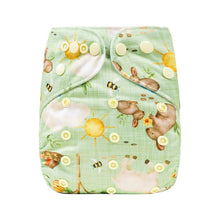 Load image into Gallery viewer, Bear &amp; Moo Reusable OSFM Cloth Nappy - Signs of Spring

