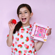 Load image into Gallery viewer, No Nasties Strawberry Cupcake Natural Kids Makeup Gift Set
