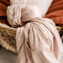 Load image into Gallery viewer, Mod &amp; Tod Stretchy Swaddle - Starlit Pink
