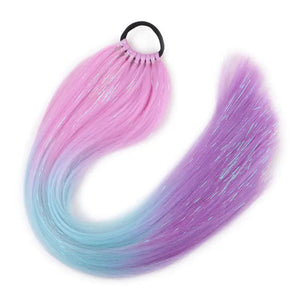 The Neon Mermaid - Pastel Princess - Straight Ponytail