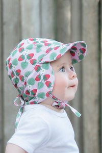 Acorn Strawberry Flap Hat