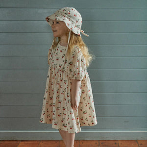 Nature Baby Albertine Muslin Dress - Strawberry Blush