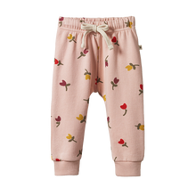 Load image into Gallery viewer, Nature Baby Sunday Track Pants - Tulips Rose Dust
