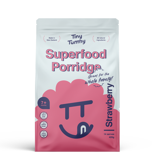 Tiny Tummy Superfood Porridge - Strawberry