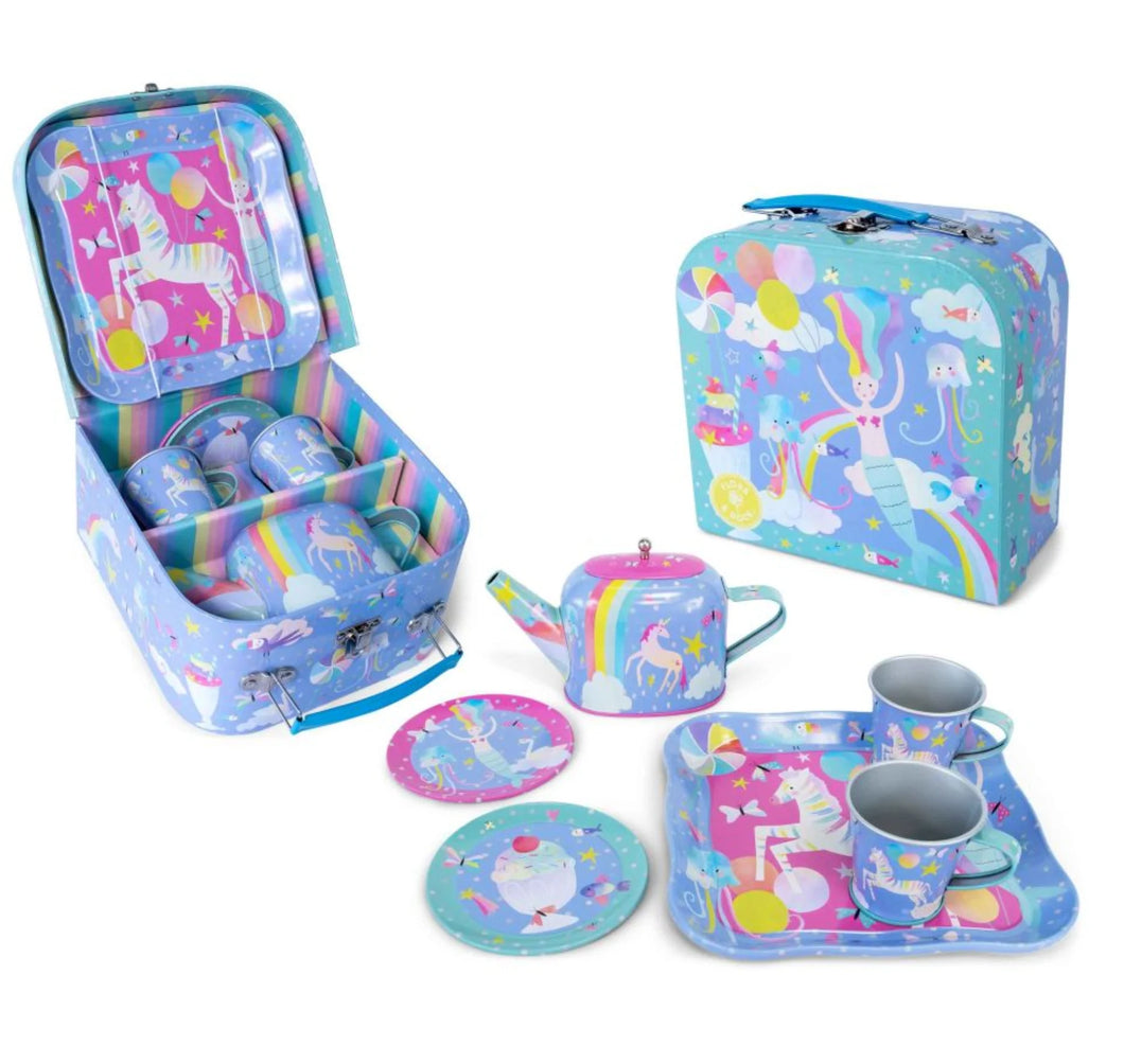 Floss & Rock Tin Tea Set - Fantasy - 7 Piece