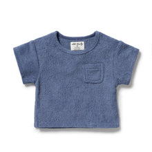 Load image into Gallery viewer, Wilson &amp; Frenchy Organic Terry Tee - Deep Blue
