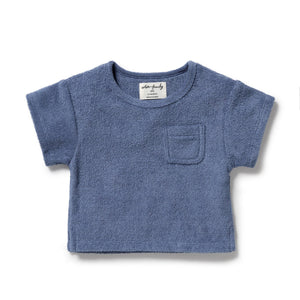 Wilson & Frenchy Organic Terry Tee - Deep Blue