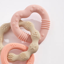 Load image into Gallery viewer, Playground Silicone Bunny Teether Pink
