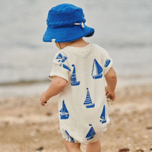 Load image into Gallery viewer, Nature Baby Juno Terry Romper - Regatta
