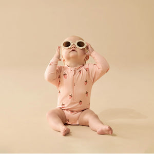Wilson & Frenchy Long Sleeved Swimsuit - Strawberry Kisses