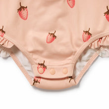 Load image into Gallery viewer, Wilson &amp; Frenchy Long Sleeved Swimsuit - Strawberry Kisses

