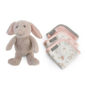 The Little Linen Company Plush Toy & Washers - Harvest Bunny